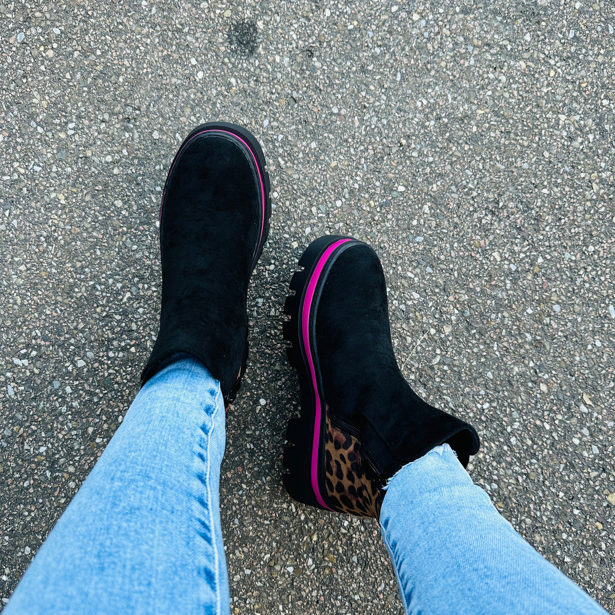 Bottines Fuchsia