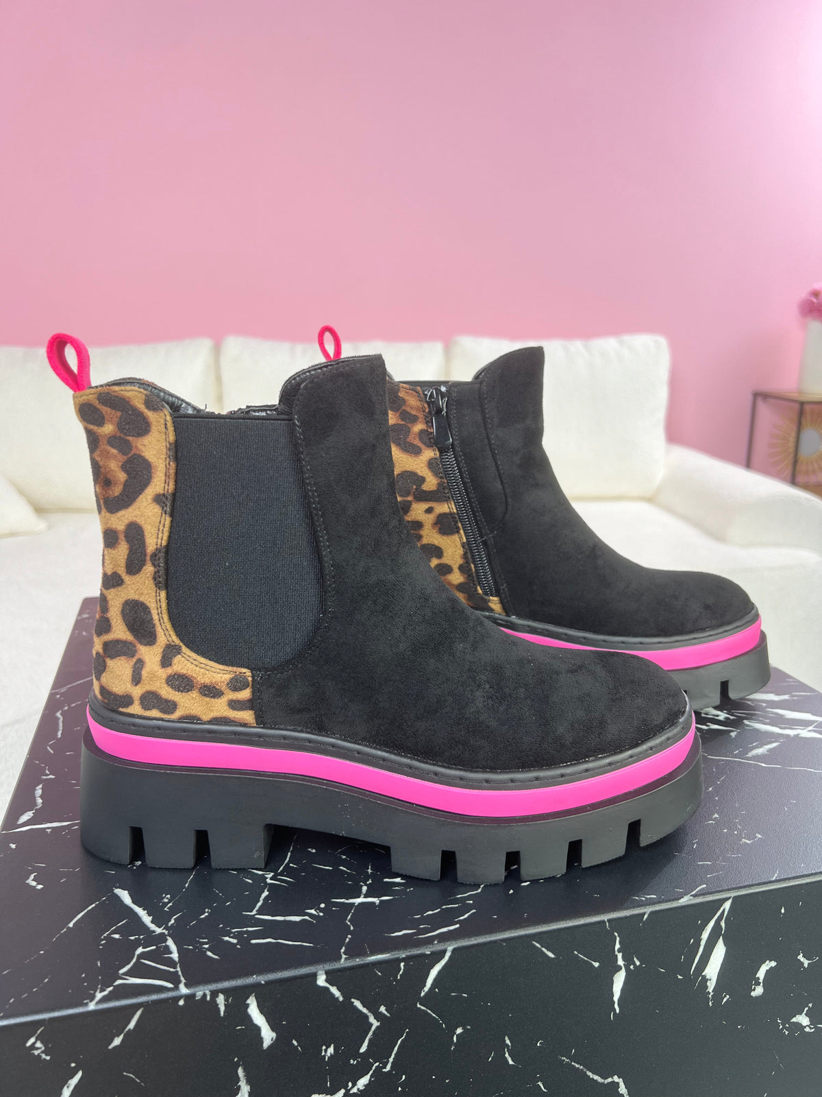 Bottines Fuchsia