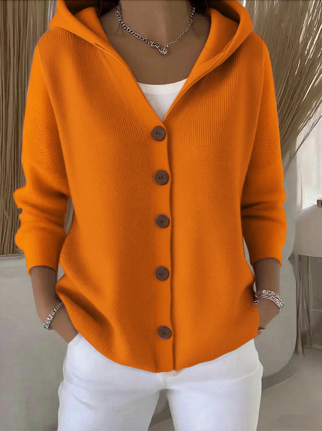 Cugnet | Cardigan à Capuche Boutonné