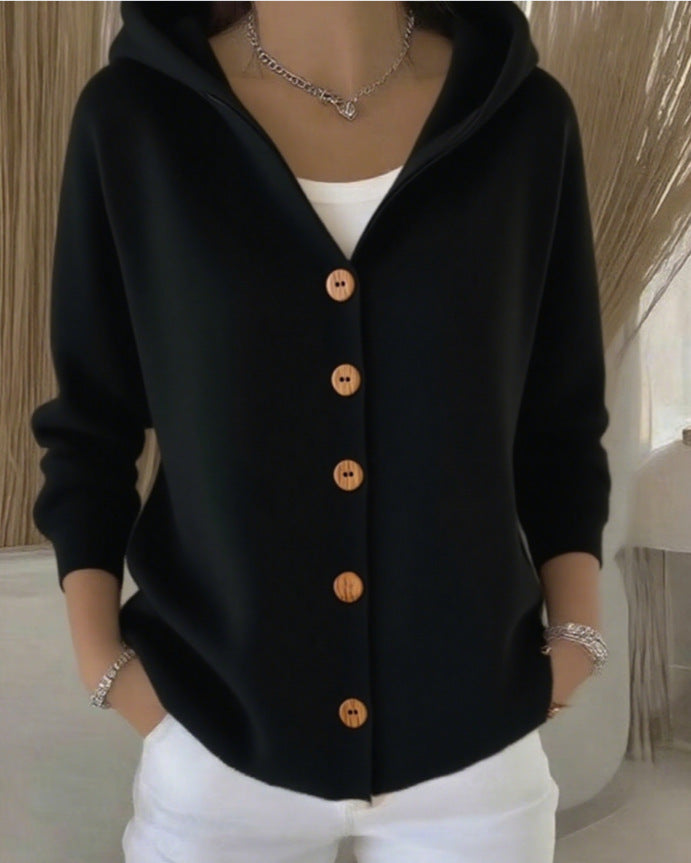 Cugnet | Cardigan à Capuche Boutonné