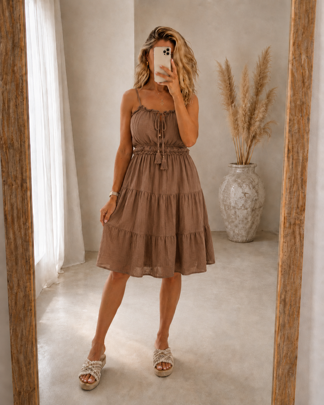 Yulia | Robe à Fines Bretelles