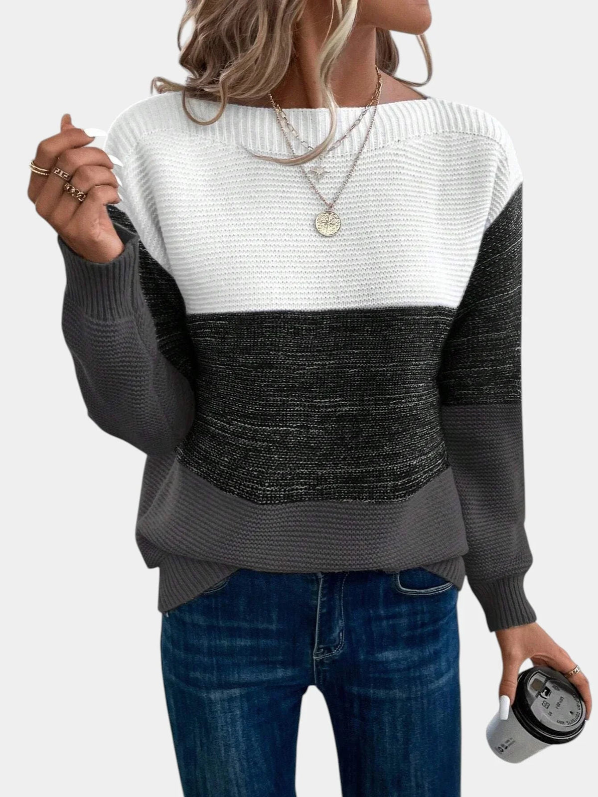 Serena | Pull Dégradé Doux avec Coupe Confortable