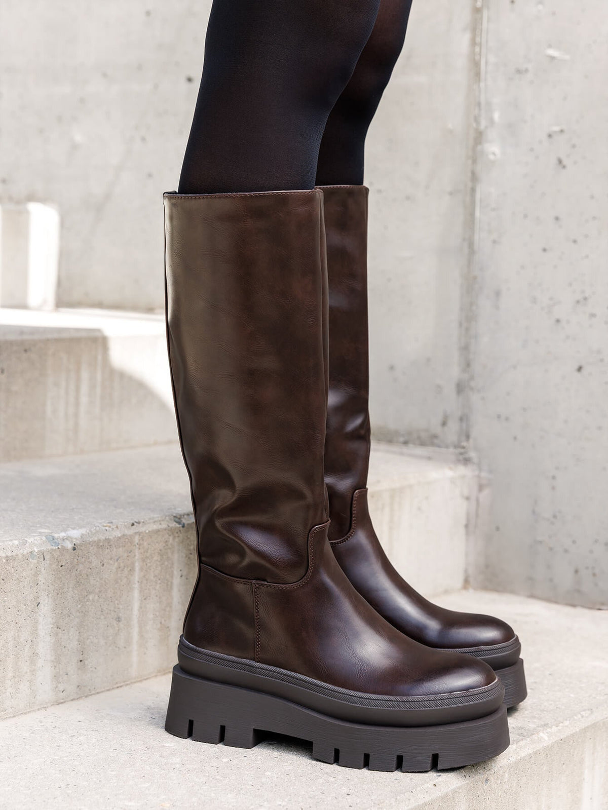 Iria | Bottes Hautes Marron