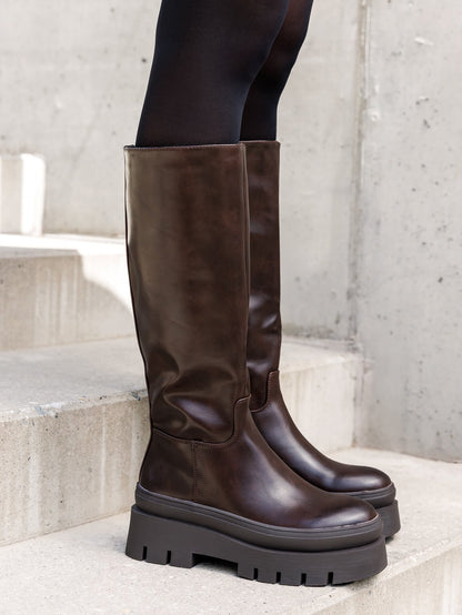 Iria | Bottes Hautes Marron