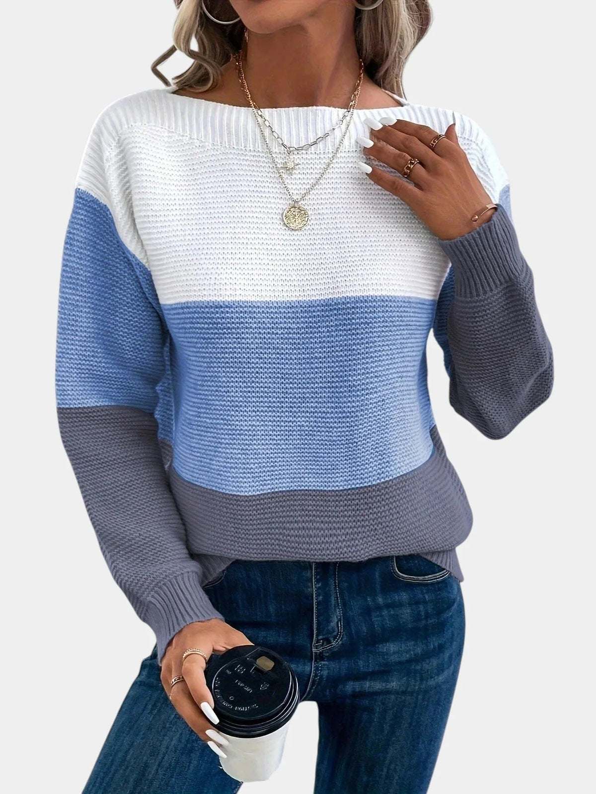Serena | Pull Dégradé Doux avec Coupe Confortable
