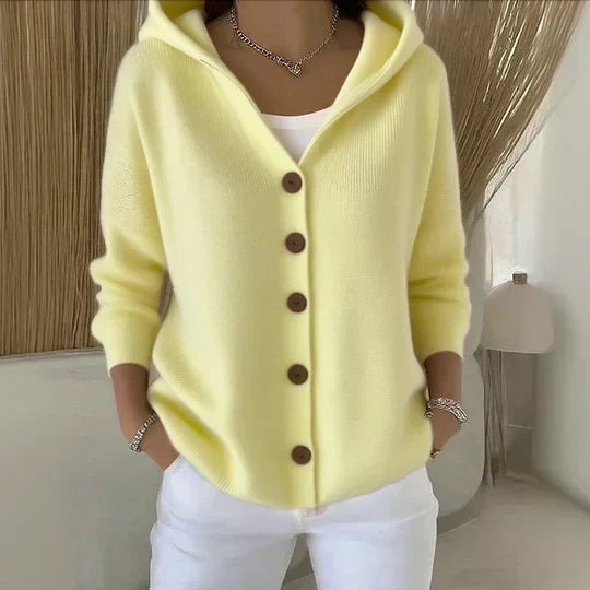 Cugnet | Cardigan à Capuche Boutonné