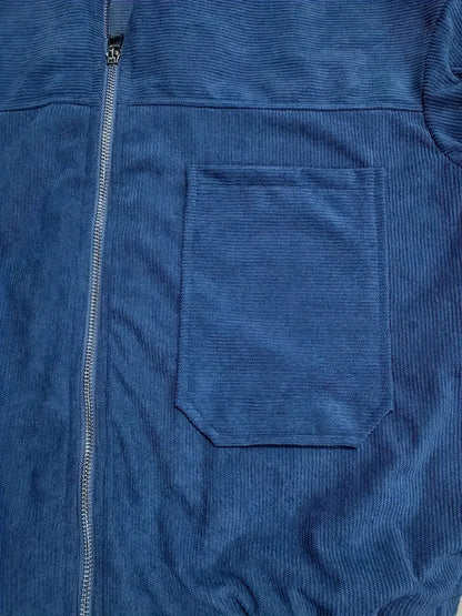 Veste Décontractée En Velours Côtelé