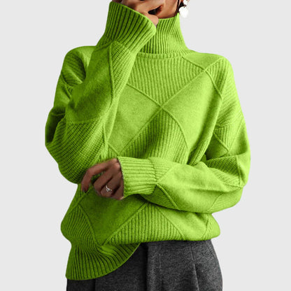 Lauren | Pull luxe à col haut