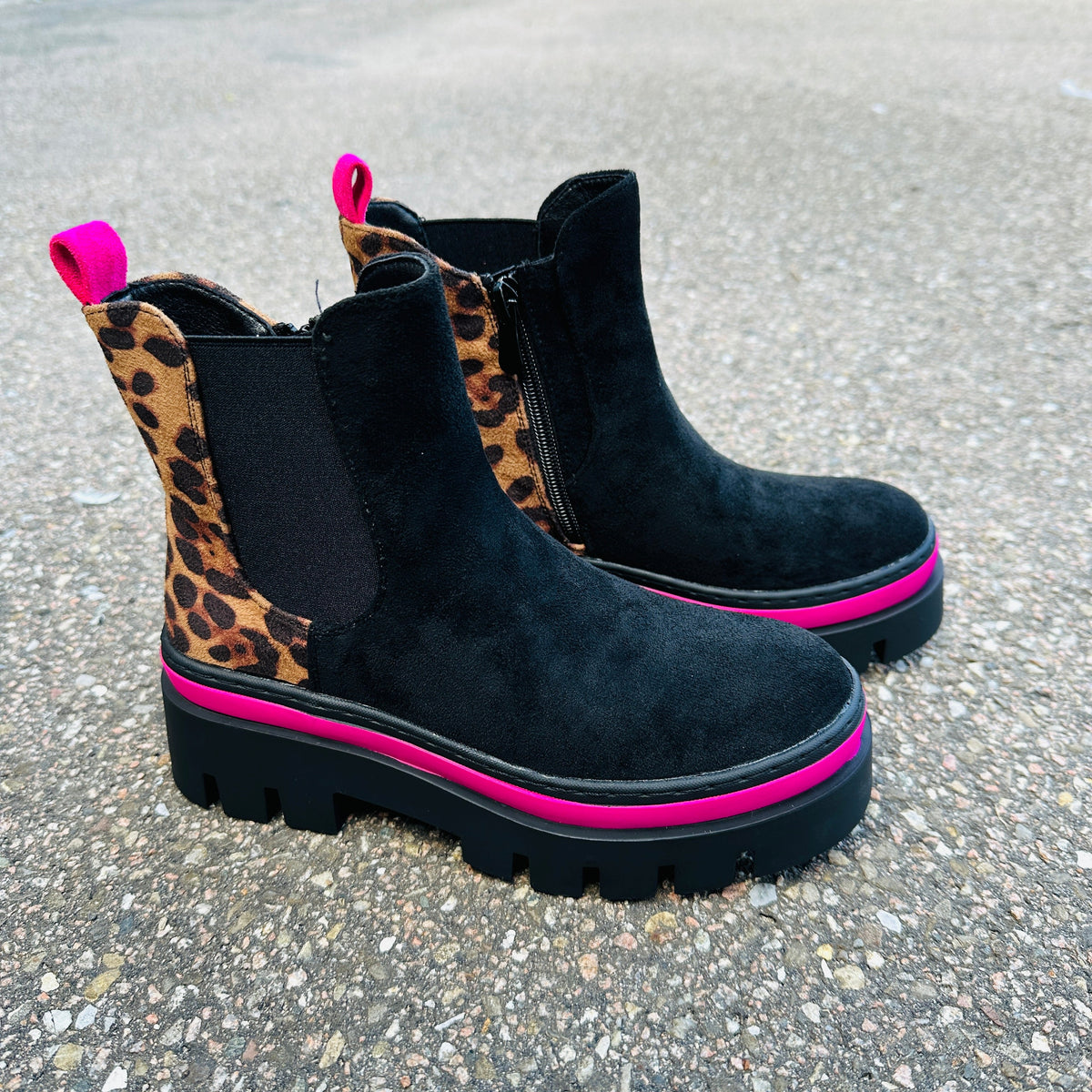 Bottines Fuchsia