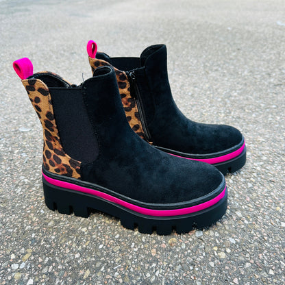 Bottines Fuchsia