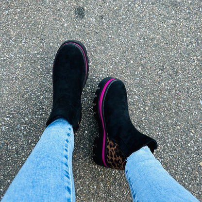 Bottines Fuchsia