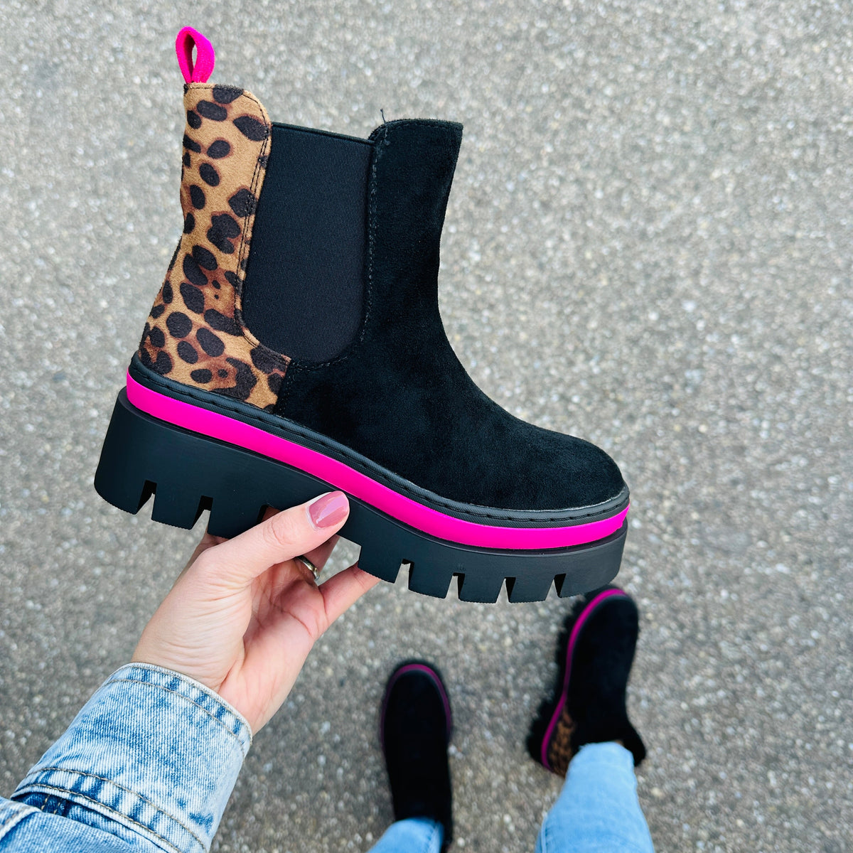 Bottines Fuchsia