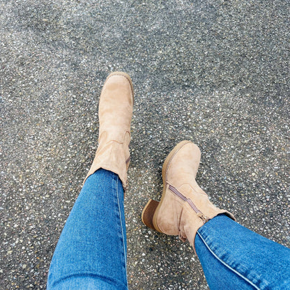 Bottines Mi-Hautes Kaki