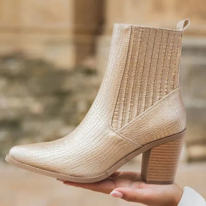 Monika | Bottines Dorées