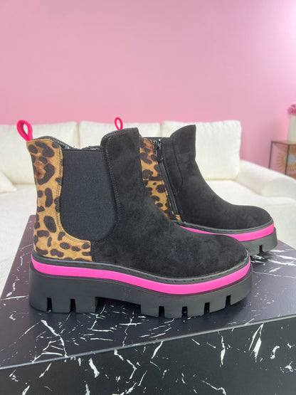 Bottines Fuchsia
