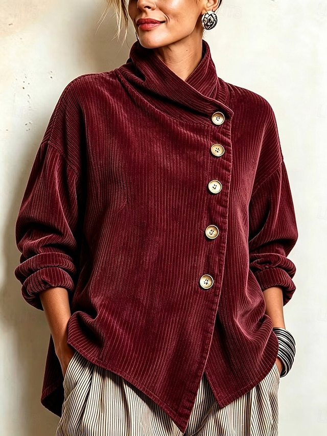 Colette | Pull en Velours Côtelé