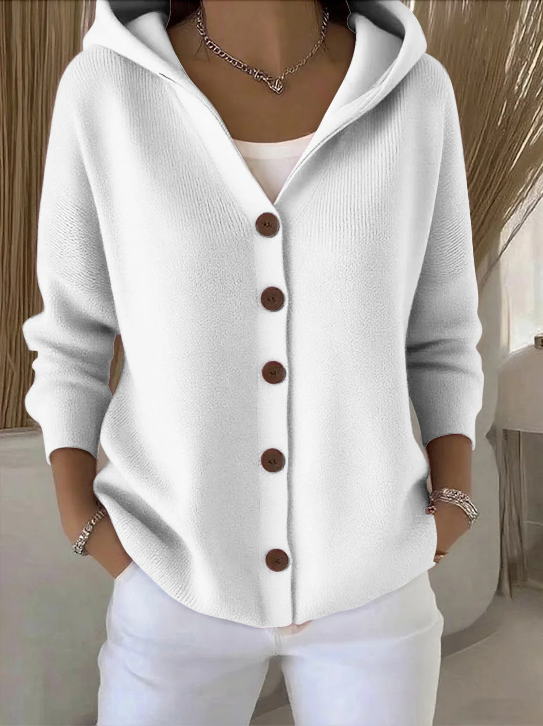Cugnet | Cardigan à Capuche Boutonné