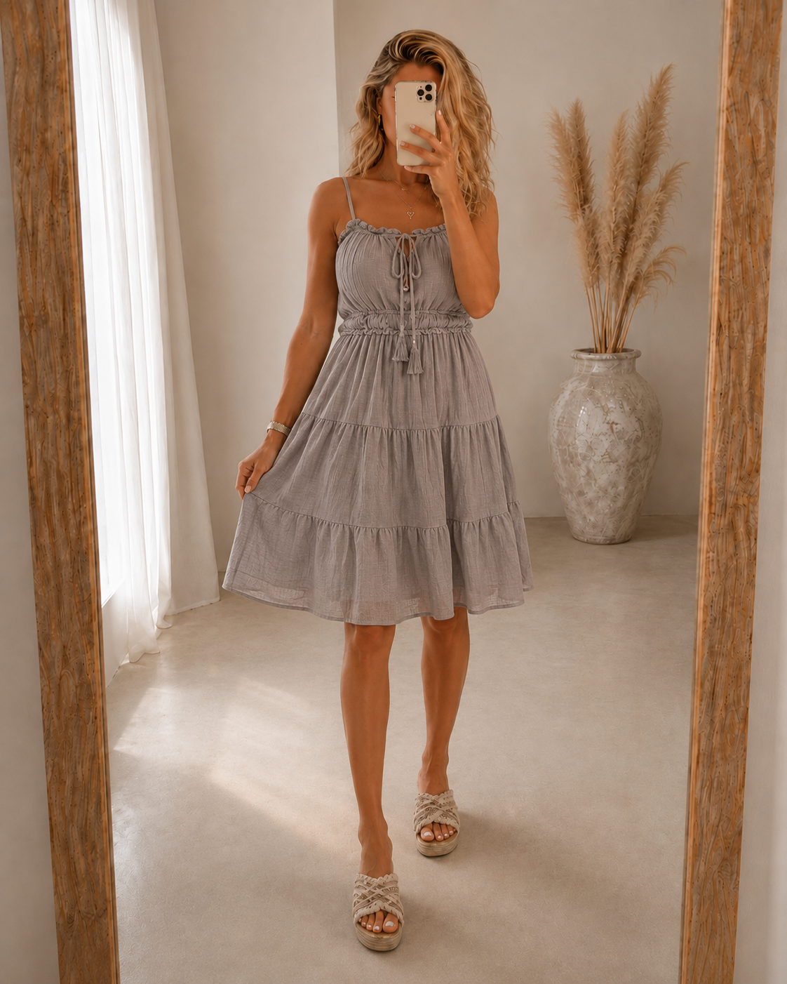 Yulia | Robe à Fines Bretelles