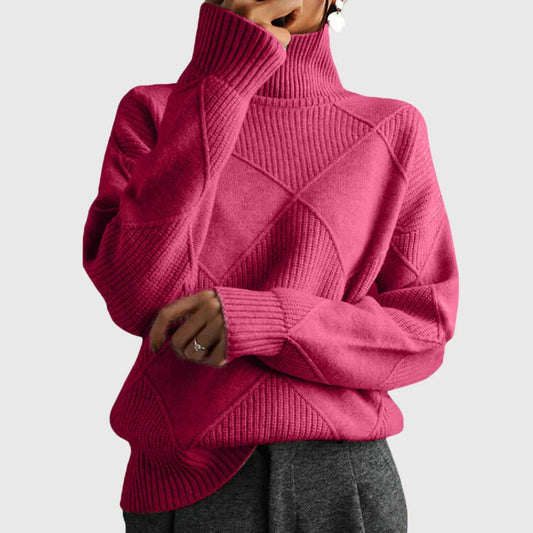 Lauren | Pull luxe à col haut
