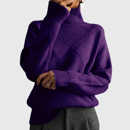 Lauren | Pull luxe à col haut