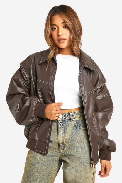 BLOUSON BOMBER OVERSIZE