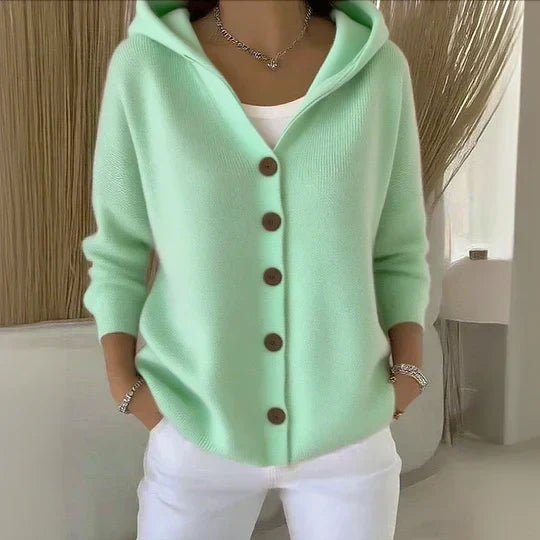 Cugnet | Cardigan à Capuche Boutonné