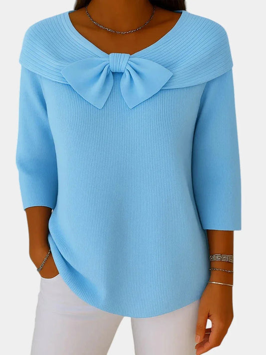 Lúa | Pull chaud et féminin avec nœud