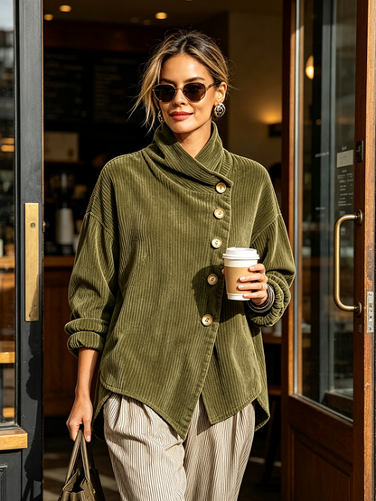 Colette | Pull en Velours Côtelé
