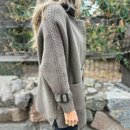 MANTEAU MI-LONG À DOUBLE BOUTONNAGE